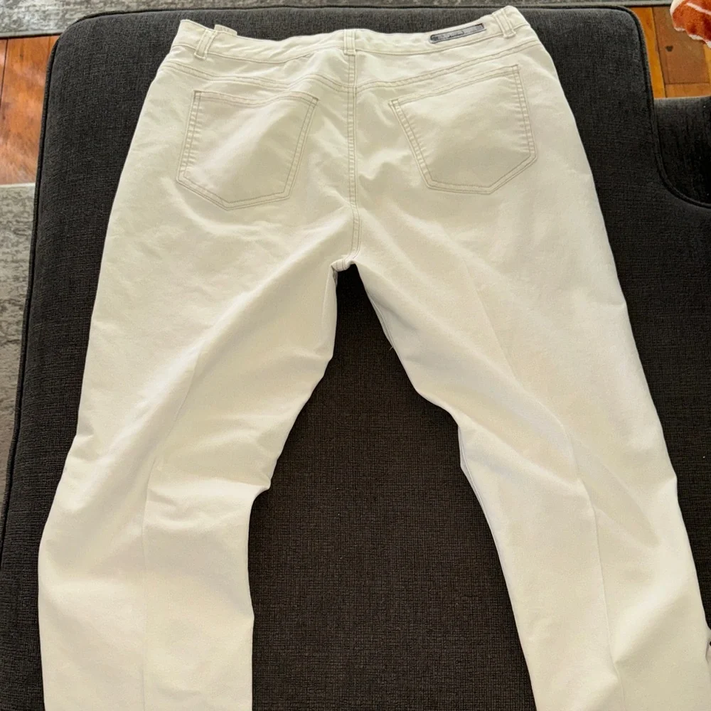 Gloria Vanderbilt Cream Jeans/Pants size 14 - Picture 7 of 7